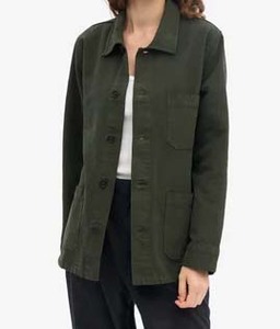 Manteau de travail décontracté pour femme 2026, en toile de coton doublée, imperméable, avec plusieurs poches, pour l'hiver - Product Image 2