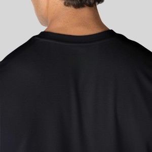 Men's Custom Logo Quick Dry Oversized <b>Half</b> <b>Sleeve</b> <b>T</b>-<b>Shirt</b> Solid Color O-Neck Knitted Polyester Casual Wear 100% Cotton OEM ODM - Product Image 2