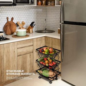 Premium Eco-friendly Vintage Style Geometric Shape Powder Coated Metal <b>Storage</b> <b>Basket</b> Durable <b>Wire</b> Bin for Multi-Purpose Home - Product Image 5