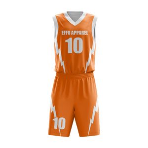 Ensembles d'uniformes de basketball grande taille en gros, maillots de basketball imprimés par sublimation OEM, couleur personnalisée, pour hommes et femmes, prix abordable - Product Image 4