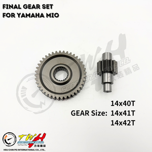 TWH MIO Motocicleta Scooter Racing Piezas Engranaje de transmisión modificado para Yamaha - Product Image 2