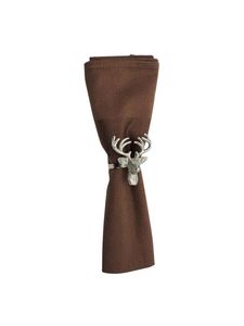 Anneau de serviette en aluminium de luxe en forme de renne, conçu pour des tables de fêtes élégantes et une décoration saisonnière. - Product Image 5