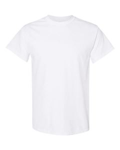 <b>White</b> Oversized Blank T-<b>Shirt</b> | Heavyweight Boxy Fit Crew Neck Tee | Custom <b>Plain</b> Streetwear T-<b>Shirt</b> OEM Private Label - Product Image 1