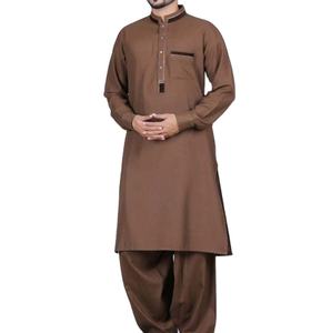 Shalwar Kameez Tradicional Musulmán de Algodón Pakistaní 2026, Ropa Musulmana Étnica de Verano e Invierno para Hombre, Shalwar Kameez Elegante - Product Image 1