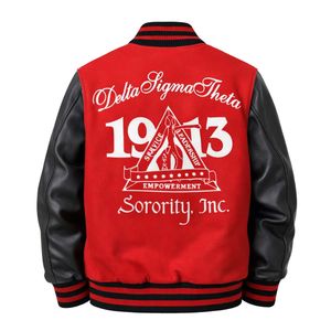 Giacca in Lana Delta Sigma Theta per Donne, Vestibilità Comoda, Tessuto Premium, Abbigliamento Casual per Confraternite Greche - Product Image 5