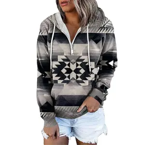 Winder full hoodies Zip Up Hoodie Women Sweats Vintage Hoodie Coats Hooded Pullovers Animal Clothes Girl