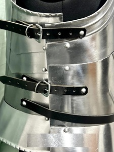 Armadura Antigua, Pechera de Caballero, Nueva, Acero 20GA, Conjunto de Chaqueta Templaria Medieval para la Parte Superior del Cuerpo, con Grabado y Estampado para Cosplay - Product Image 5