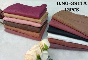 Pañuelo Hijab de Jersey Color Malva Premium – Envoltura Suave y Transpirable con Sensación de Algodón para Comodidad Diaria y Ocasiones Especiales – Paquete al por Mayor de 12 Piezas - Product Image 3