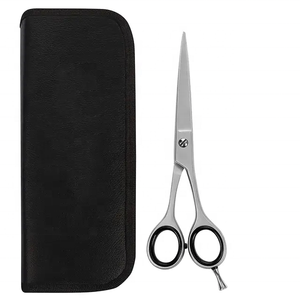 Nouveautés de haute qualité : Ciseaux de coiffure professionnels Tegra pour salon, toilettage d'animaux et barbier, ciseaux à effiler incurvés en acier inoxydable avec poignée en caoutchouc - Product Image 1