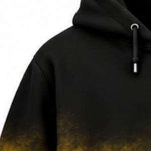 Sudadera con Capucha Oversize Tie Dye para Mujer Sigma Gamma Rho, Color Negro y Dorado, Sudadera de Forro Polar con Gráfico de Hermandad Griega, Personalizada, Informal - Product Image 5