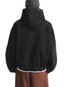 Fabricant de sweats à capuche pour hommes 100% coton Y2k Clothing Vintage Acid Wash 500gsm Heavyweight Oversized Men Hoodies - Product Image 6