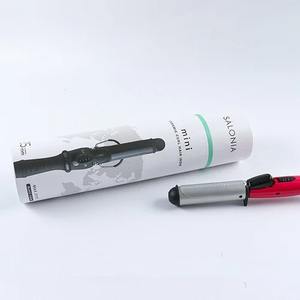 บรรจุภัณฑ์กล่องกระดาษคราฟท์รักษ์โลกสำหรับที่ม้วนผม กล่องกระดาษทรงกระบอก กล่องกระดาษทรงกลม บรรจุภัณฑ์อิเล็กทรอนิกส์สำหรับผู้บริโภคแบบกำหนดเอง - Product Image 3