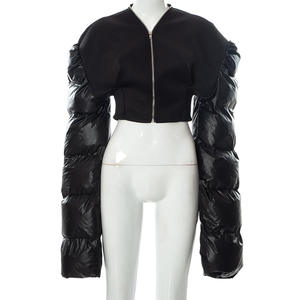 Chaqueta Acolchada para Mujer, Moda Urbana de Lujo, OEM ODM, Chaqueta de Invierno Acolchada y Aislada, Venta al Por Mayor - Product Image 4