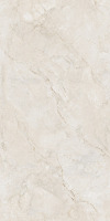 Carreaux de porcelaine Marline Pearl 600x1200mm aspect marbre blanc nacré, finition brillante, antidérapants, pour sol et mur de salle de bain de villa moderne de luxe