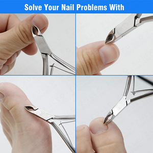 Coupe-cuticules professionnel en acier inoxydable de qualité supérieure, coupe-ongles aiguisé pour le soin des ongles des doigts et des orteils, outil de beauté professionnel - Product Image 5
