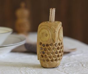 Durable Wooden Toothpick Holder Dispenser <b>Box</b> For Kitchen Dining Room Restaurant And Hotel Table Setup - Product Image 3
