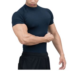 เสื้อยืดออกกำลังกายผู้ชายแบบสั่งทำขายส่ง ผ้าเนื้อเดียว แห้งเร็ว ระบายอากาศดี แขนครึ่งตัว เหมาะสำหรับฟิตเนส วิ่ง และเล่นกีฬา - Product Image 5