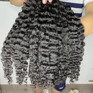 Faisceaux bouclés birmans alignés sur les cuticules 100% extensions de cheveux bruts birmans sans produits chimiques à donneur unique - Product Image 3