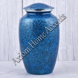 Urne funéraire sophistiquée en aluminium fabriqué à la main avec une urne d'hommage à des œuvres d'art modernes par Axiom Home Accents - Product Image 5