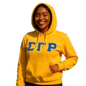 เสื้อฮู้ด Sigma Gamma Rho แบบกำหนดเอง เสื้อสเวตเชิ้ตผ้าฟลีซสำหรับชมรมนักศึกษากรีก เสื้อผ้าลำลองแนวสตรีทแฟชั่น เสื้อผ้าสำหรับวิทยาลัย ขายส่งแบบ OEM - Product Image 1