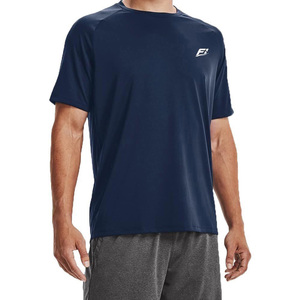 T-shirts de sport en coton à séchage rapide pour hommes, personnalisables avec logo, respirants, pour la course, la gym, le fitness et l'entraînement, vente en gros - Product Image 1