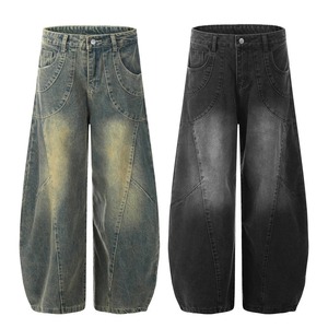 Jeans para Hombre al por Mayor, Pantalones de Moda Holgados, Jeans de Mezclilla Ajustados, Ropa Urbana para Hombre - Product Image 1