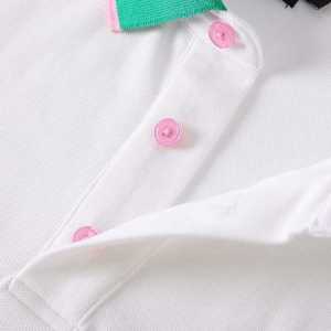 Polo AKA Premium 08 pour femme, col classique brodé de lettres grecques, manches courtes, haut décontracté, tissu de haute qualité, confortable - Product Image 5