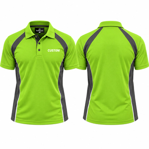 1. เสื้อโปโลทำงานผู้ชาย OEM ปักโลโก้ได้ แขนสั้น แห้งเร็ว ระบายอากาศ ซับเหงื่อ เสื้อผ้าทำงานสำหรับธุรกิจ - Product Image 1