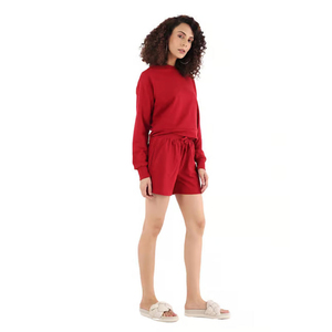 High Quality Women's Winter Printed Twin Set Full Sleeve Lightweight Two-Piece Top Shorts <b>Pant</b> Set with Embroidery 100% Cotton - Product Image 4