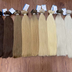 Extensions de cheveux humains vietnamiens haut de gamme personnalisées pour salon de coiffure, double trame, qualité supérieure - Product Image 2