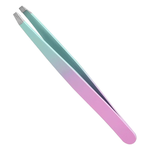 Ensemble de pinces à sourcils en acier inoxydable de qualité supérieure avec ciseaux pour le soin des sourcils, pinces durables en acier inoxydable OEM - Product Image 2