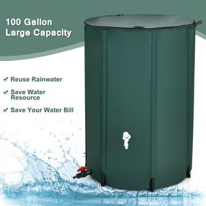 Serbatoio Portatile per Raccolta Acqua Piovana, Capacità 100 Galloni con Rubinetto e Filtro - Product Image 2