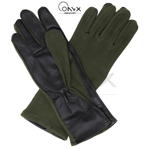 Guantes de Vuelo Nomex Premium de Fabricante, Resistentes al Fuego y al Calor, de Piel de Cabra, Tácticos, para Tripulación de Aviación, de Seguridad - Product Image 2