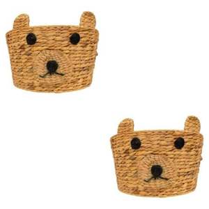 Panier multi-usages tressé à la main en jacinthe d'eau naturelle pour le rangement du linge, des jouets et la décoration de la chambre d'enfant, fabriqué à la main en Indonésie - Product Image 5