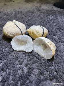 Wish cave Natural Quartz Geode <b>Crystal</b> <b>Cluster</b> Raw Stone Art Collectible Decor for Home Feng Shui Display - Product Image 4