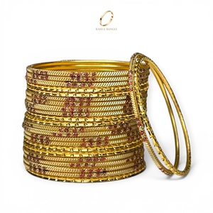 Fashion Highest Selling Kids Gold Plated Stainless Steel <b>Crystal</b> Wedding Premium Zircon Bangles for Gifts Wholesale Price - Product Image 3