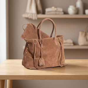 Pochette en cuir véritable pour femme, durable, à fermeture éclair, souple, pour soirée, voyage, usage quotidien, légère, imperméable, sacs à main décontractés - Product Image 6