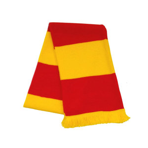 Bufanda de punto acrílica 100% personalizada unisex, a prueba de viento, al por mayor, nuevo diseño en colores del equipo, bufanda de punto jacquard estilo streetwear para aficionados. - Product Image 2