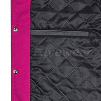 Vestes d'hiver en toile de haute qualité à prix raisonnable, style Letterman, pour usage décontracté, faible MOQ, prix de gros, logo frontal