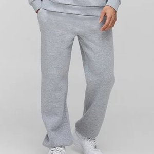 Ensemble de survêtement pour homme Rolien, respirant, avec cordon de serrage, en coton uni, à capuche, pantalon de jogging en molleton, logo personnalisé, hiver - Product Image 4