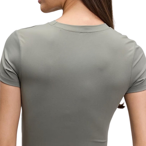 T-shirt en lin et coton mélangé pour femme, manches courtes, décontracté, léger, respirant, tissu doux, vêtement décontracté pour tous les jours - Product Image 6