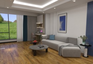 Suelo de Vinilo SPC Grueso con Superficie Mate |   Antideslizante y Ecológico |   Uso Comercial (Hospital, Apartamento, Villa) |   Haz clic - Product Image 2