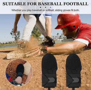 Guantes deslizantes de béisbol al por mayor, guantes deslizantes acolchados duraderos para jugadores jóvenes y adultos, guantes deslizantes de protección para las manos - Product Image 5