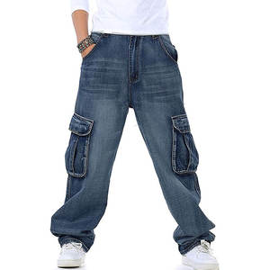 Jeans Casuales de Pierna Recta para Hombre, Pantalones Vaqueros Clásicos Vintage con Bolsillo, Mezcla de Algodón Cómoda, Jeans de Moda Urbana Duraderos - Product Image 2