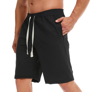 Shorts de jogging décontractés et sportifs pour hommes, avec cordon de serrage et taille élastique, coupe ample, vente en gros par fabricant sur mesure - Product Image 4
