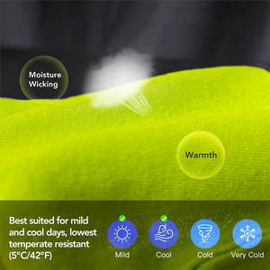 Gants de course unisexes légers à doigts complets, avec coussinets en gel de silicone antidérapants, doublure polaire thermique, protection UV, imperméables pour - Product Image 4