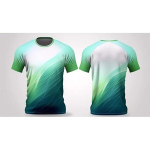 T-shirt vierge pour sublimation, qualité export, tissu polyester, conçu pour l'impression par transfert thermique - Product Image 1