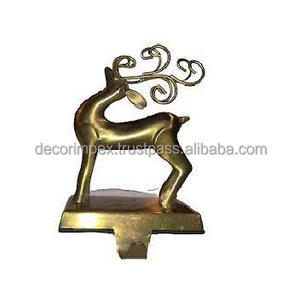 Ensemble d'un cerf moules polis à la main fabriqués à la main au Wisconsin finition étain porte-bas classique pain d'épice - Product Image 1