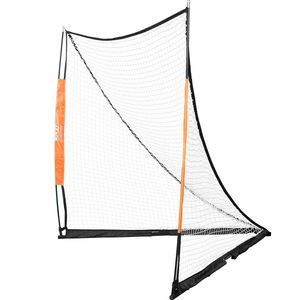 But de lacrosse portable 6 x 6 avec poteaux en fibre de verre, filet et sac de transport pour l'entraînement en extérieur - Product Image 1