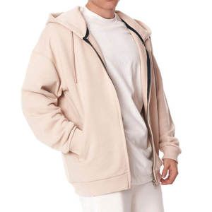 Sweat à capuche ample et chaud avec fermeture éclair, doublure intérieure douce, coutures renforcées et poignets côtelés confortables, fermeture éclair surdimensionnée - Product Image 5